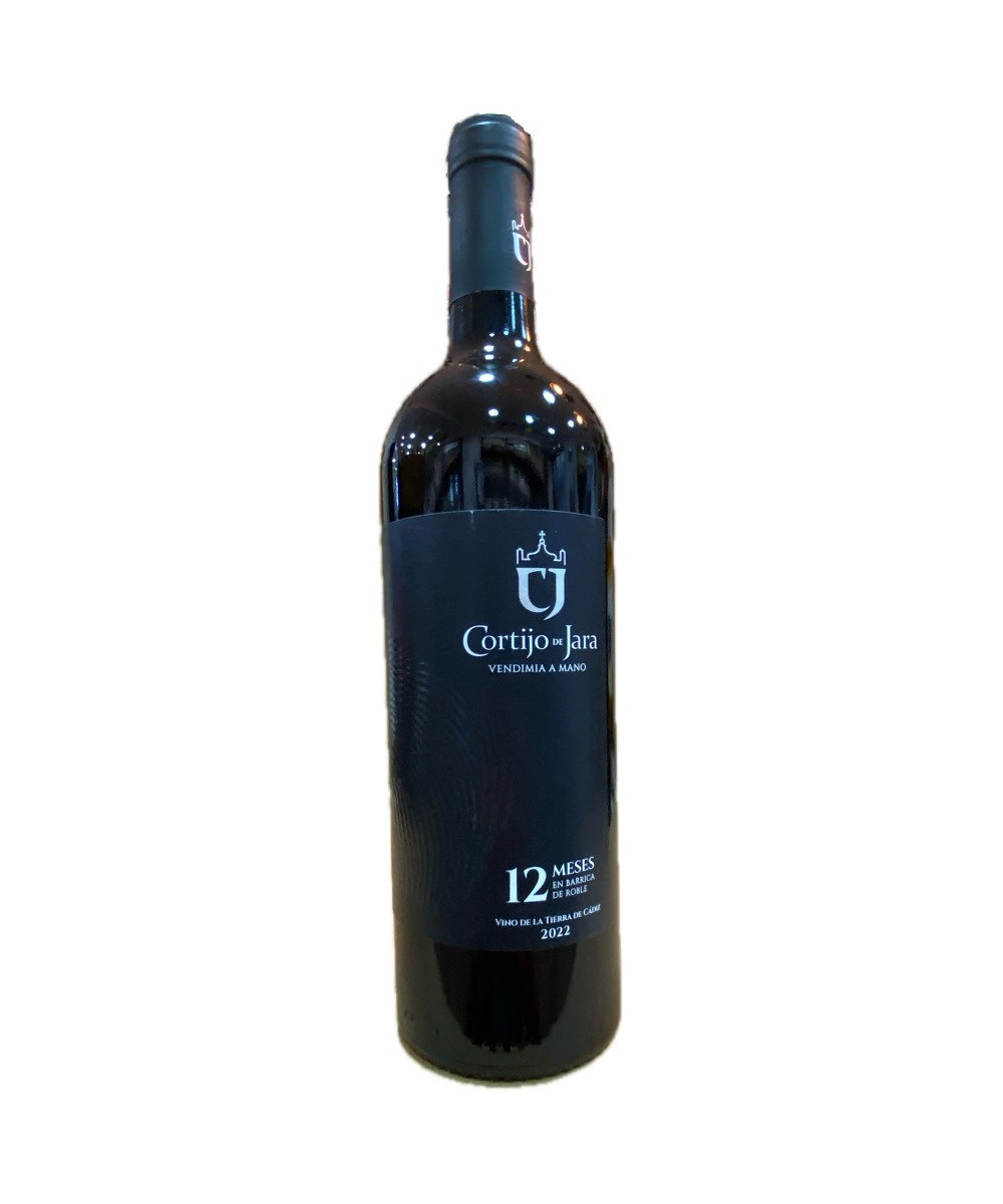 VINO TINTO CORTIJO DE JARA CRIANZA 12 MESES EN BARRICA DE ROBLE 75 CL