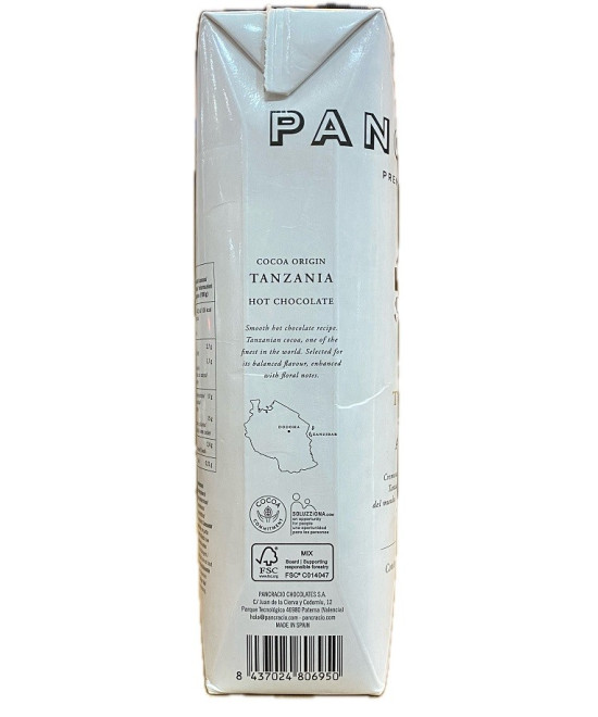 CHOCOLATE A LA TAZA PANCRACIO CACAO TANZANIA 1L