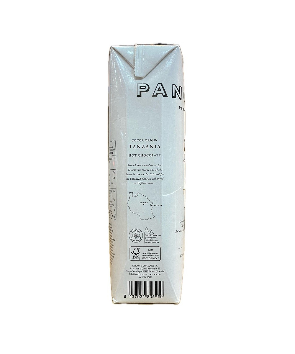 CHOCOLATE A LA TAZA PANCRACIO CACAO TANZANIA 1L