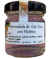 MERMELADA DE GIN-TONIC CON VIOLETAS LA MOLIENDA VERDE 40 G