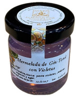 MERMELADA DE GIN-TONIC CON VIOLETAS LA MOLIENDA VERDE 40 G