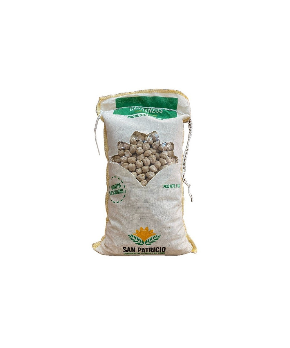 GARBANZOS GRAN SELECCIÓN 1 KG COOPERATIVA AGRÍCOLA SAN PATRICIO (CONIL, CÁDIZ)