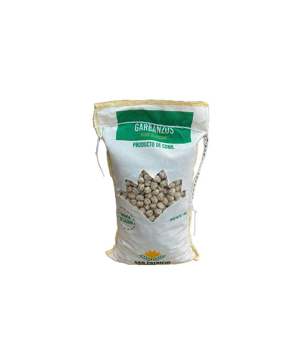 GARBANZOS GRAN SELECCIÓN 1 KG COOPERATIVA AGRÍCOLA SAN PATRICIO (CONIL, CÁDIZ)