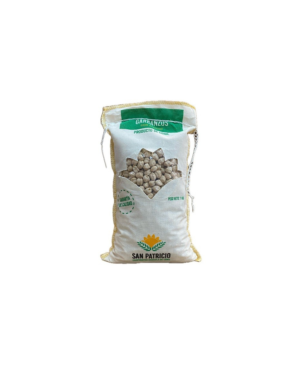 GARBANZOS GRAN SELECCIÓN 1 KG COOPERATIVA AGRÍCOLA SAN PATRICIO (CONIL, CÁDIZ)
