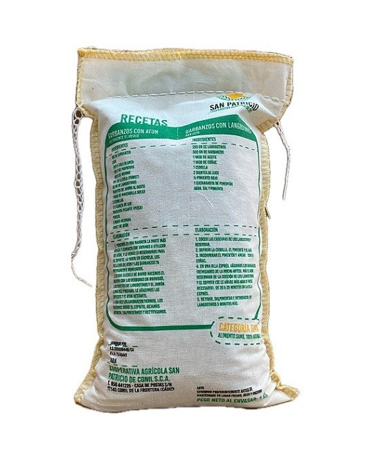 GARBANZOS GRAN SELECCIÓN 1 KG COOPERATIVA AGRÍCOLA SAN PATRICIO (CONIL, CÁDIZ)
