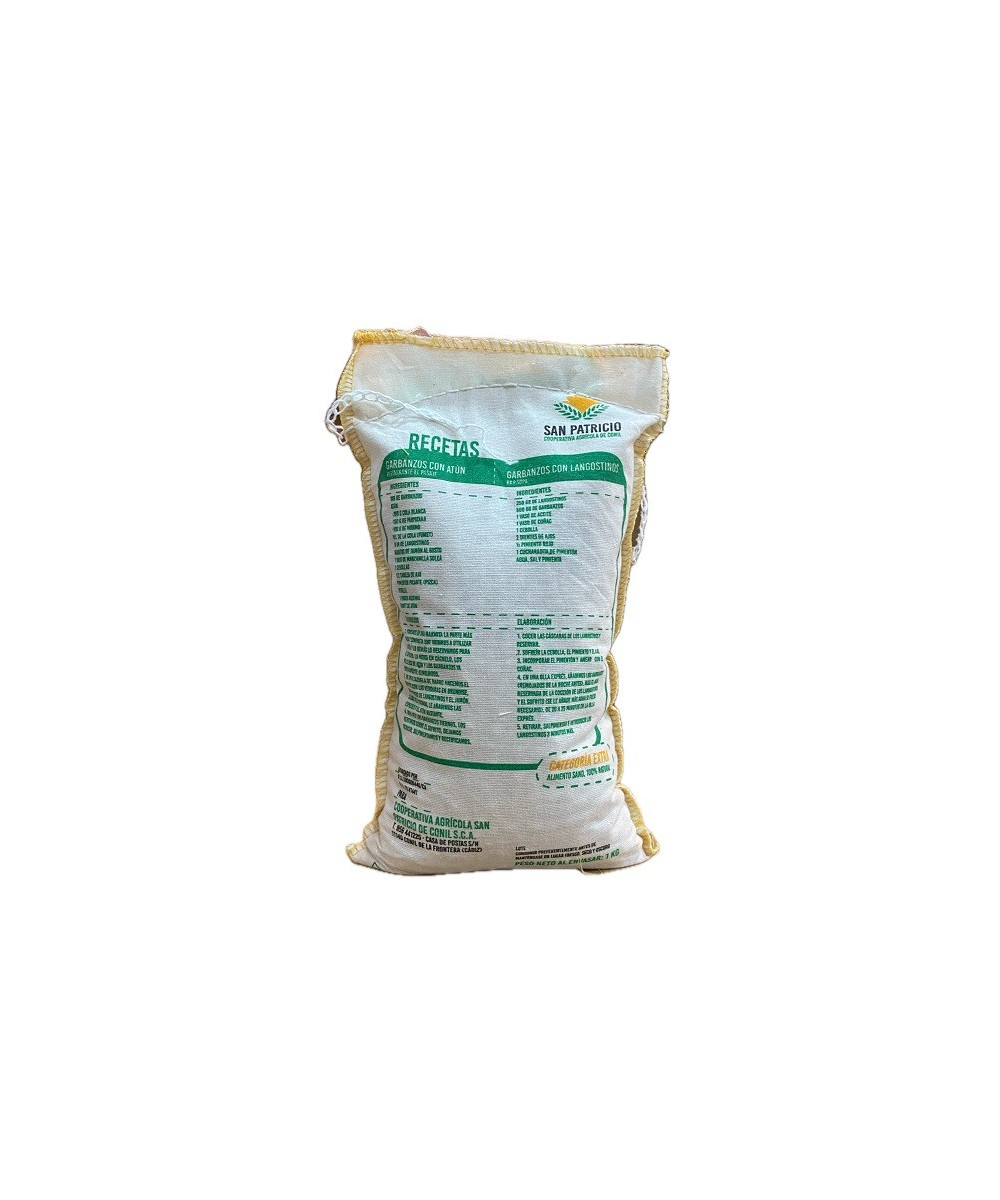 GARBANZOS VARIEDAD KASIN 1 KG COOPERATIVA AGRÍCOLA SAN PATRICIO (CONIL, CÁDIZ)