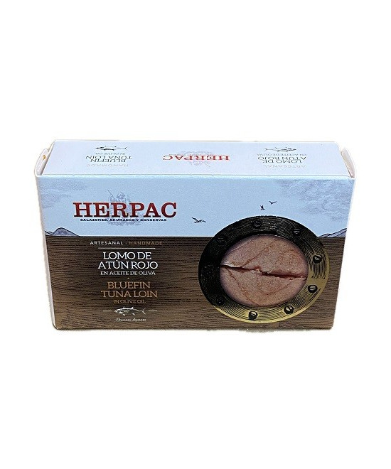 LOMO DE ATÚN ROJO EN ACEITE DE OLIVA HERPAC 120 G – BARBATE GOURMET
