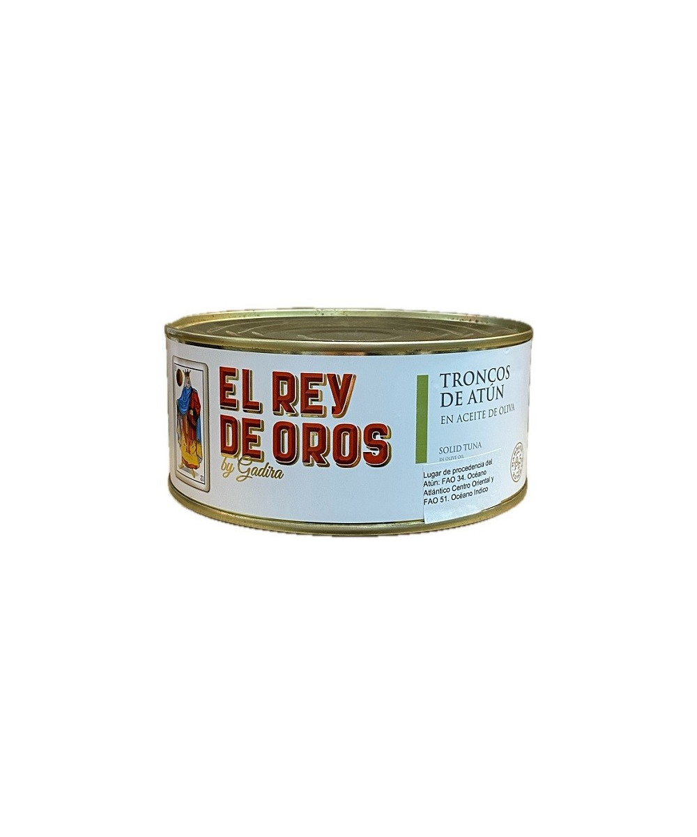 TRONCOS DE ATÚN EN ACEITE DE OLIVA EL REY DE OROS 975 G – BARBATE GADIRA