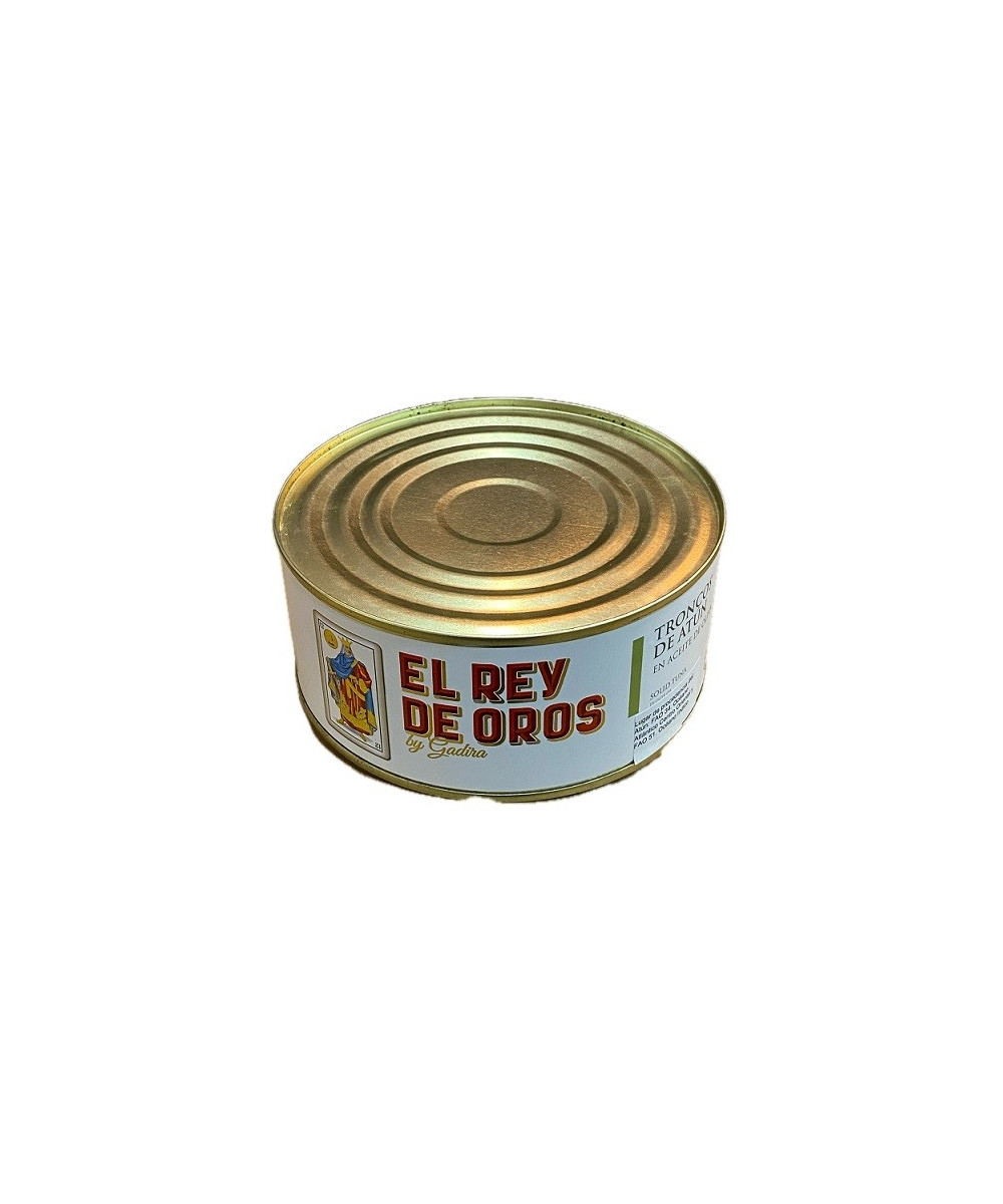 TRONCOS DE ATÚN EN ACEITE DE OLIVA EL REY DE OROS 975 G – BARBATE GADIRA