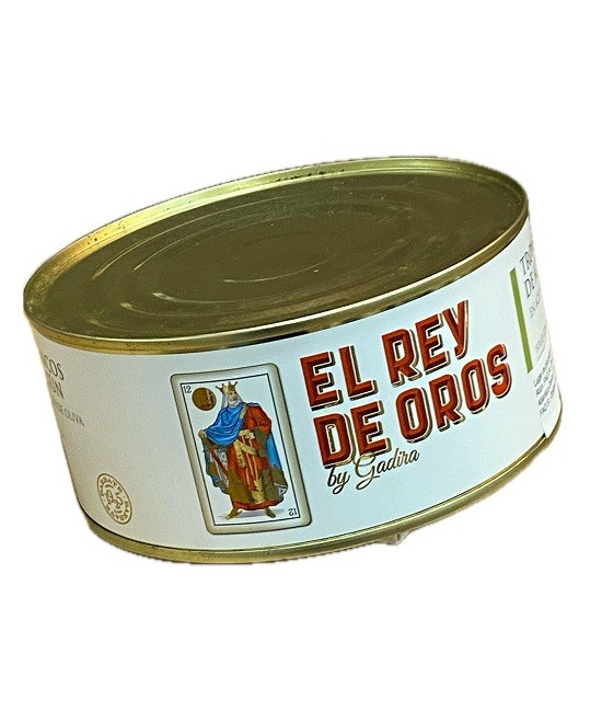 TRONCOS DE ATÚN EN ACEITE DE OLIVA EL REY DE OROS 975 G – BARBATE GADIRA