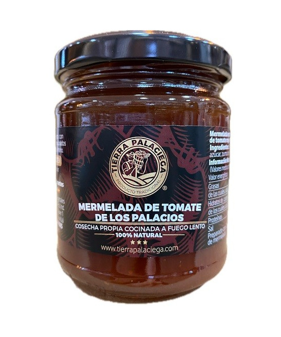 MERMELADA DE TOMATE TIERRA PALACIEGA 250 G – TOMATES DE LOS PALACIOS COSECHA PROPIA