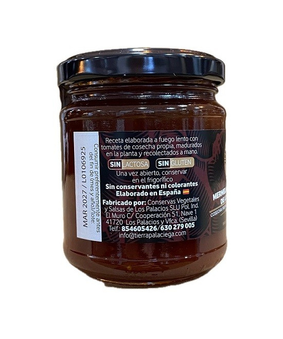 MERMELADA DE TOMATE TIERRA PALACIEGA 250 G – TOMATES DE LOS PALACIOS COSECHA PROPIA