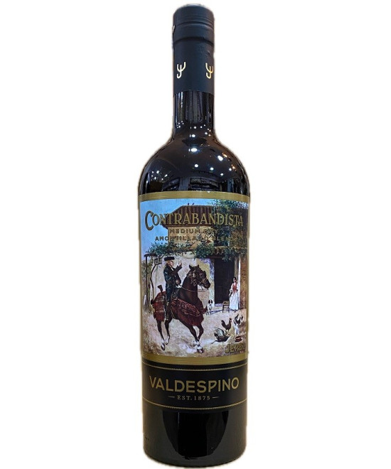 AMONTILLADO MEDIUM DRY CONTRABANDISTA 75 CL – BODEGA VALDESPINO