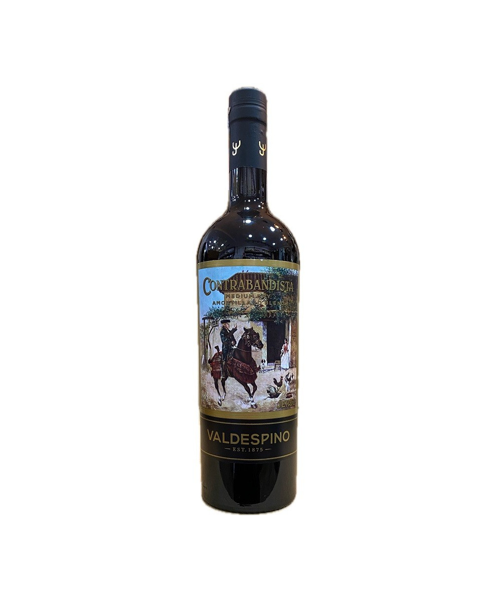 AMONTILLADO MEDIUM DRY CONTRABANDISTA 75 CL – BODEGA VALDESPINO