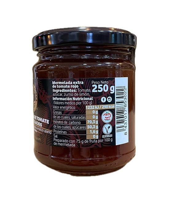 MERMELADA DE TOMATE TIERRA PALACIEGA 250 G – TOMATES DE LOS PALACIOS COSECHA PROPIA