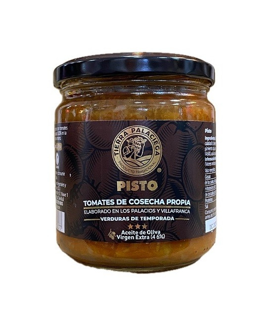 PISTO DE VERDURAS TIERRA PALACIEGA 340 G – ELABORADO CON TOMATES DE CO