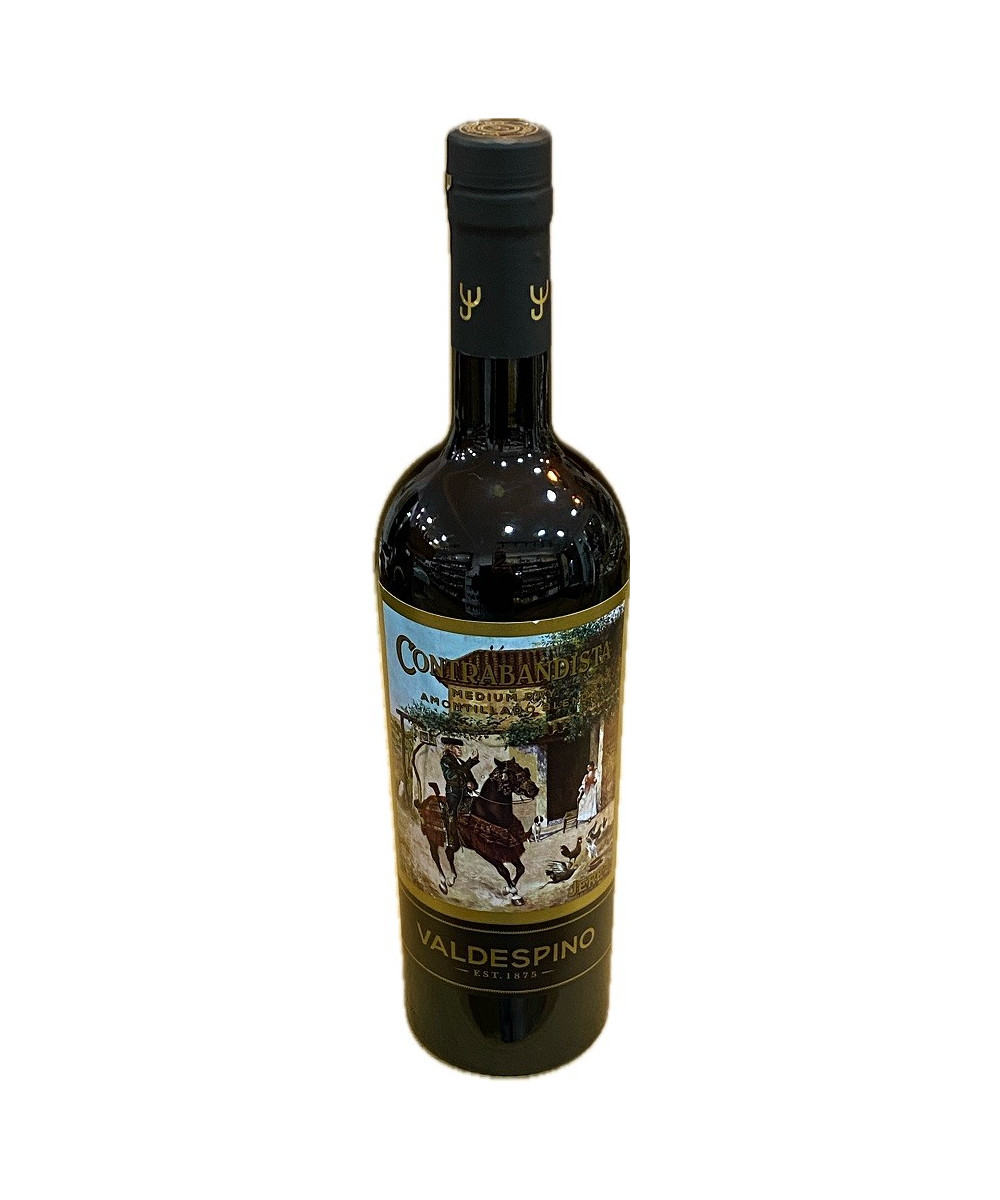 AMONTILLADO MEDIUM DRY CONTRABANDISTA 75 CL – BODEGA VALDESPINO