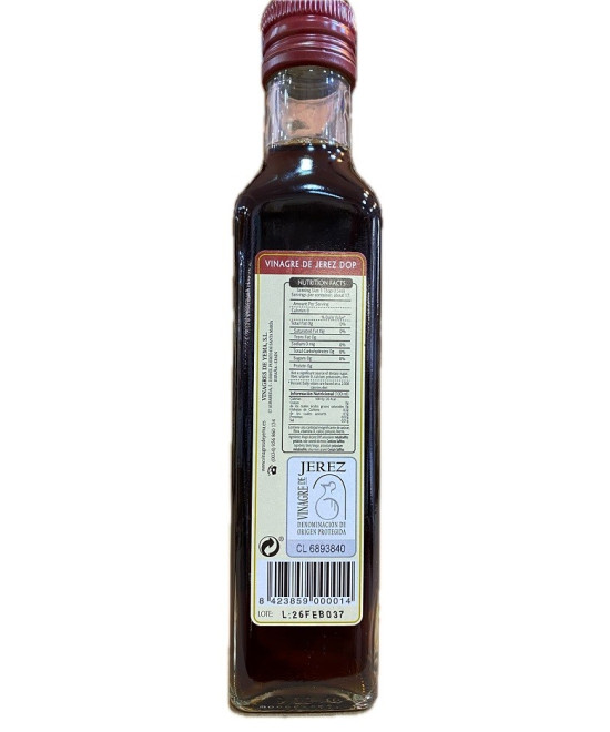 VINAGRE DE JEREZ DOP ALBAREDA 250 ML – 7º DE ACIDEZ | VINAGRES DE YEMA