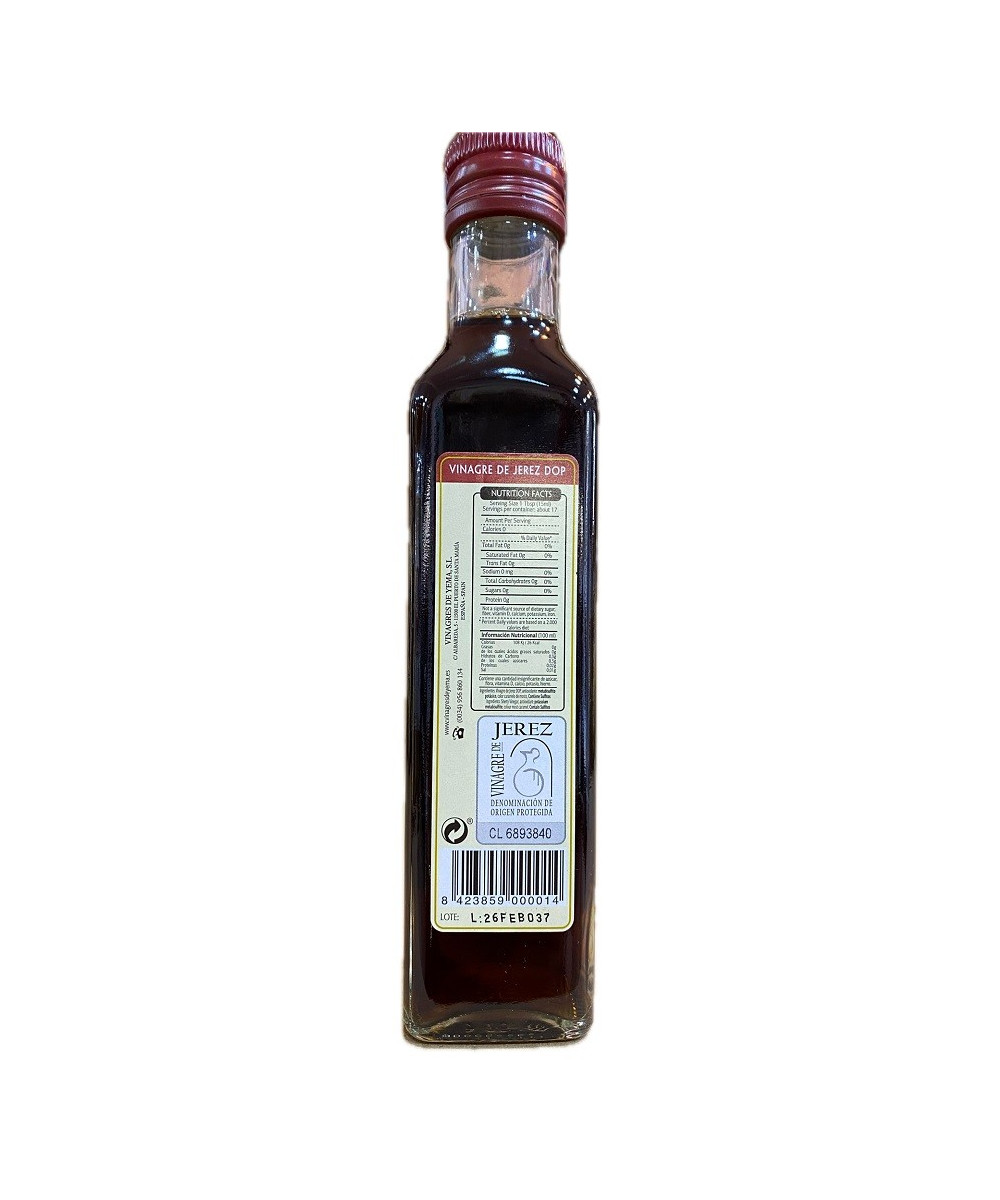 VINAGRE DE JEREZ DOP ALBAREDA 250 ML – 7º DE ACIDEZ | VINAGRES DE YEMA