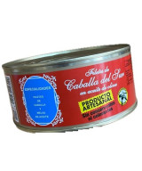 FILETES DE CABALLA EN ACEITE DE OLIVA VIRGEN DEL CARMEN 975 G – CONSERVA DE TARIFA