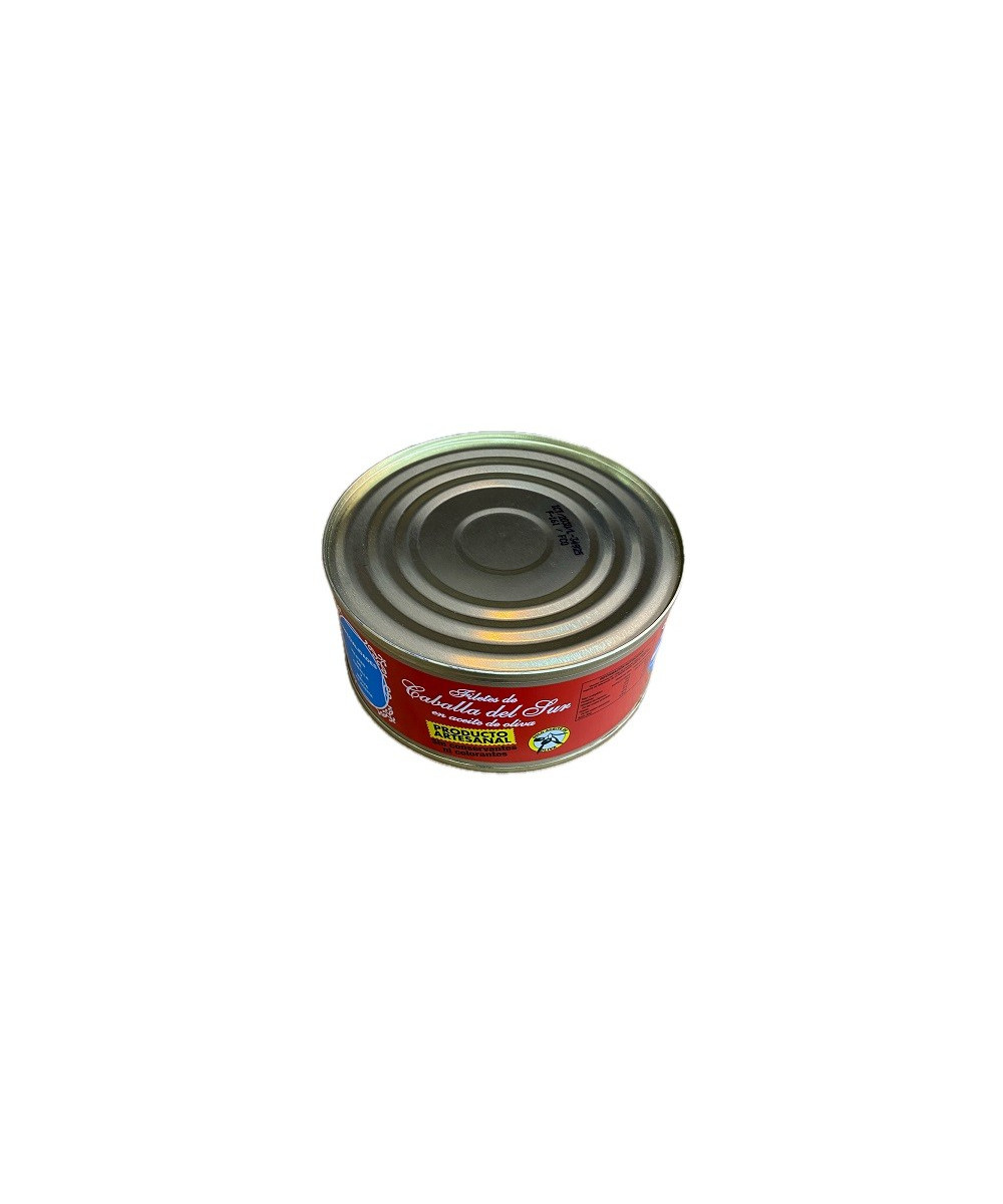 FILETES DE CABALLA EN ACEITE DE OLIVA VIRGEN DEL CARMEN 975 G – CONSERVA DE TARIFA