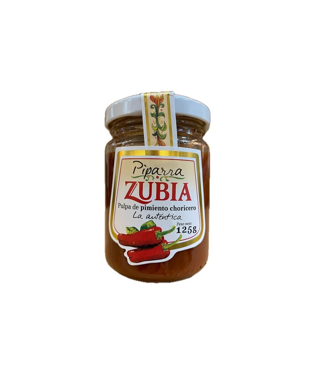 PULPA DE PIMIENTO CHORICERO ZUBIA LA AUTÉNTICA 125 G – PRODUCTO NATURAL DE GIPUZKOA