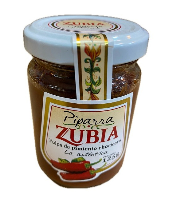 PULPA DE PIMIENTO CHORICERO ZUBIA LA AUTÉNTICA 125 G – PRODUCTO NATURAL DE GIPUZKOA