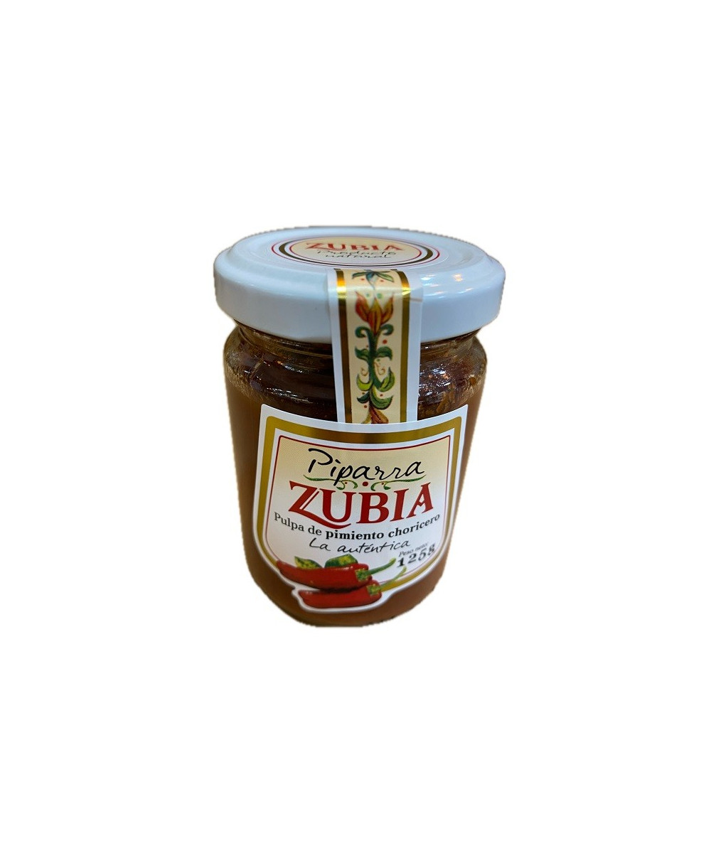 PULPA DE PIMIENTO CHORICERO ZUBIA LA AUTÉNTICA 125 G – PRODUCTO NATURAL DE GIPUZKOA