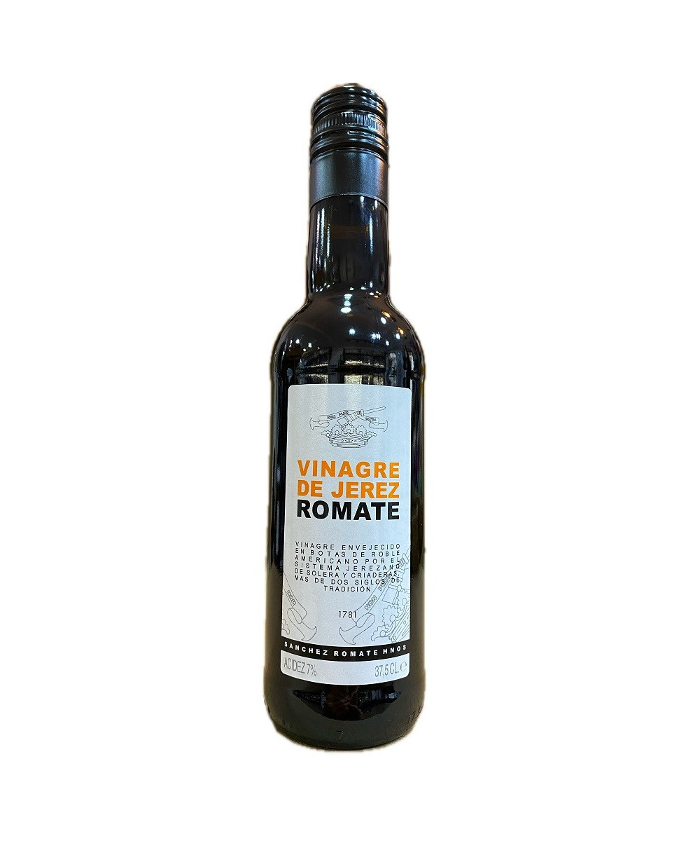 VINAGRE DE JEREZ SÁNCHEZ ROMATE 37,5 CL – ENVEJECIDO EN BOTAS DE ROBLE