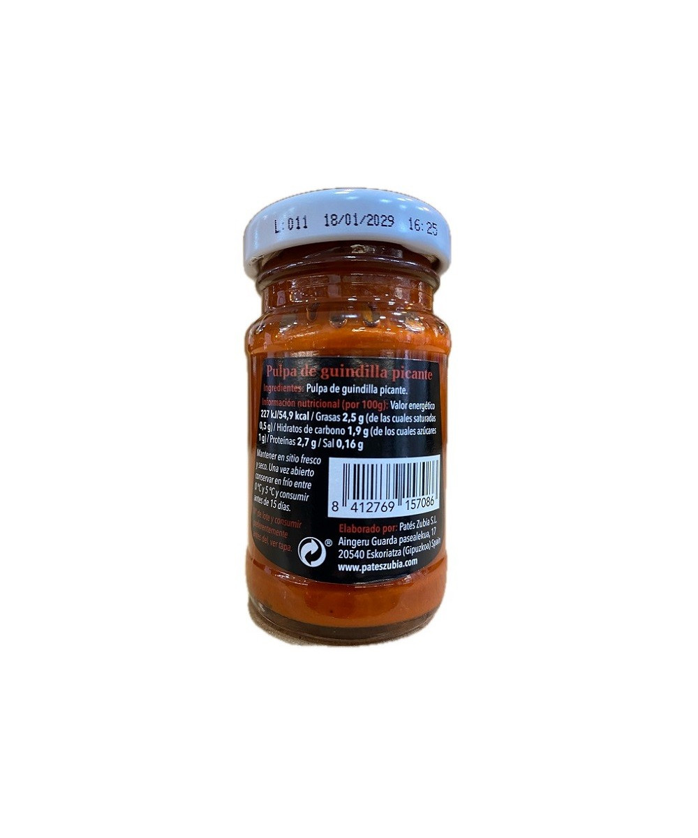 PULPA DE GUINDILLA PICANTE ZUBIA LA AUTÉNTICA 60 G – SABOR INTENSO