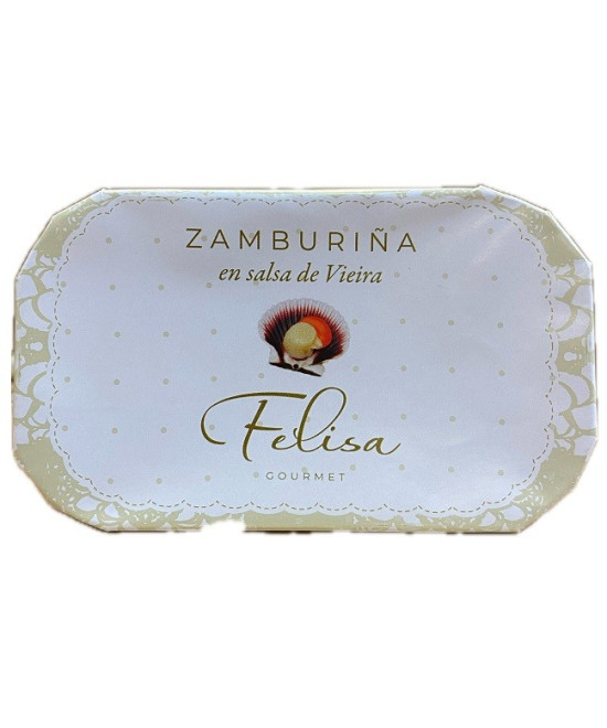 ZAMBURIÑAS EN SALSA DE VIEIRA FELISA GOURMET 110 G – BARBATE