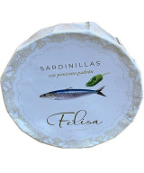 SARDINILLAS CON PIMIENTO PADRÓN FELISA GOURMET 115 G EN ACEITE DE OLIVA