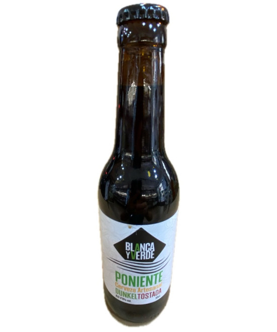 CERVEZA PONIENTE BLANCA Y VERDE – DUNKEL TOSTADA ARTESANAL DE CÁDIZ