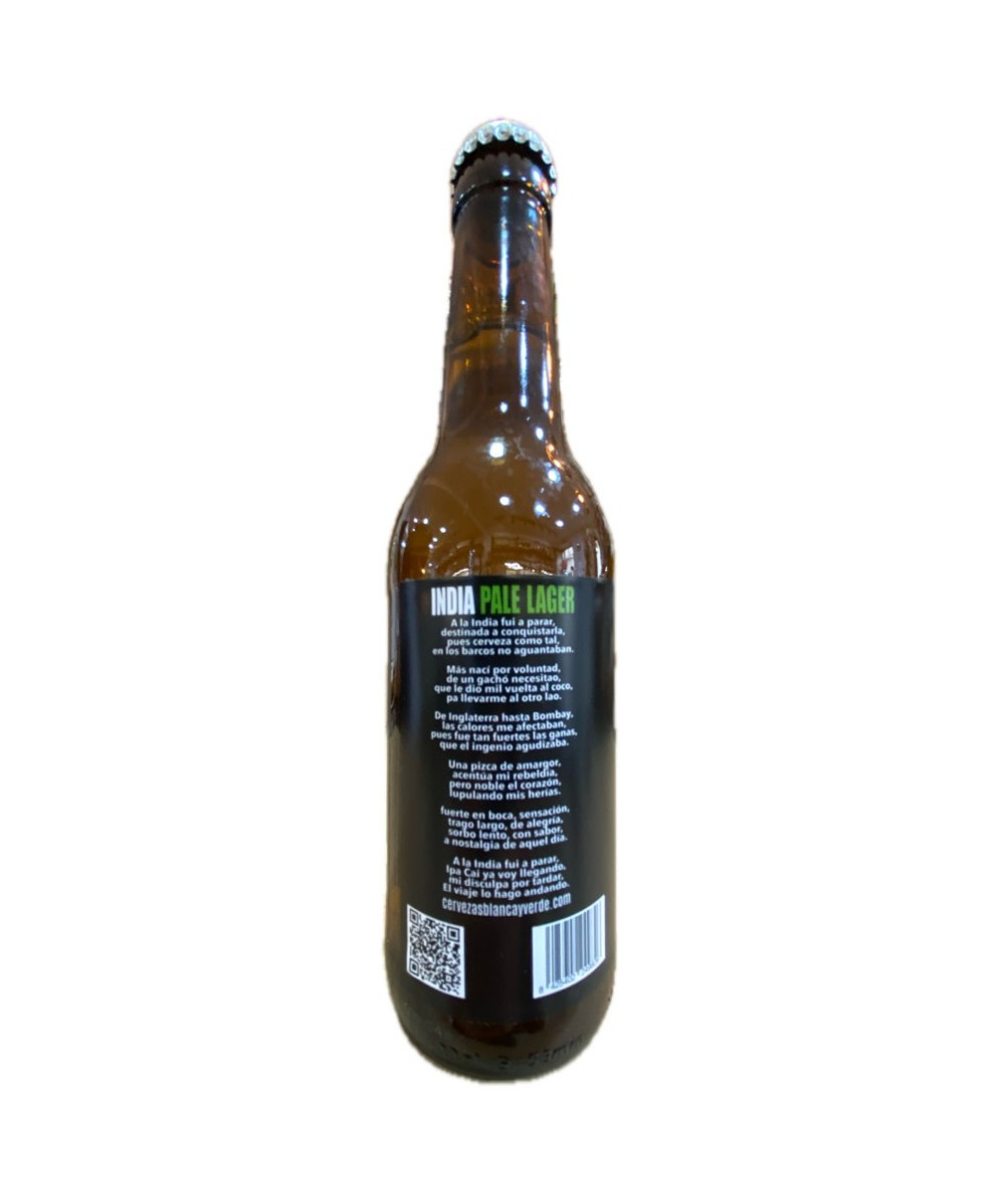 CERVEZA IPA-CAI BLANCA Y VERDE – INDIA PALE LAGER ARTESANAL DE CÁDIZ