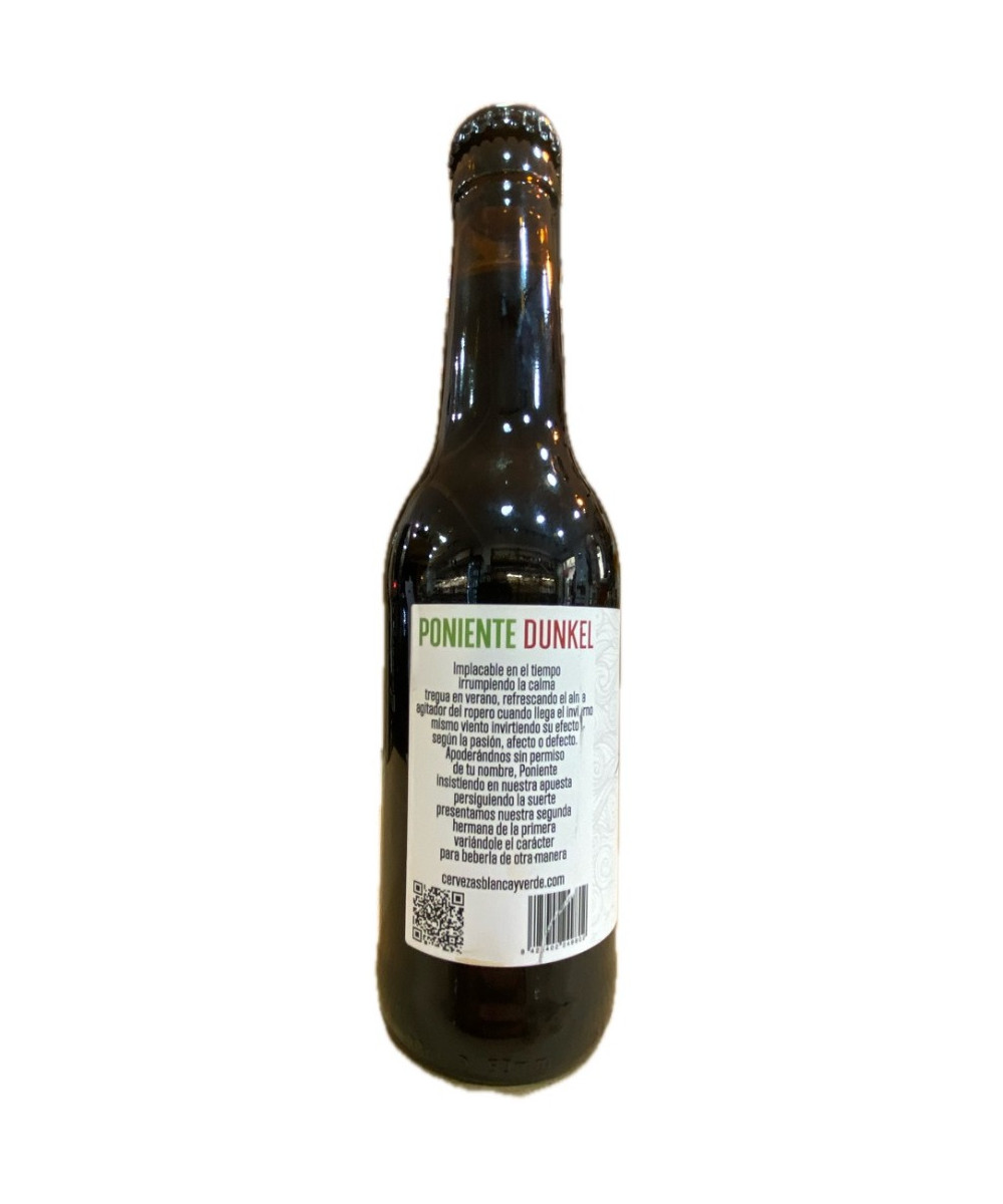 CERVEZA PONIENTE BLANCA Y VERDE – DUNKEL TOSTADA ARTESANAL DE CÁDIZ