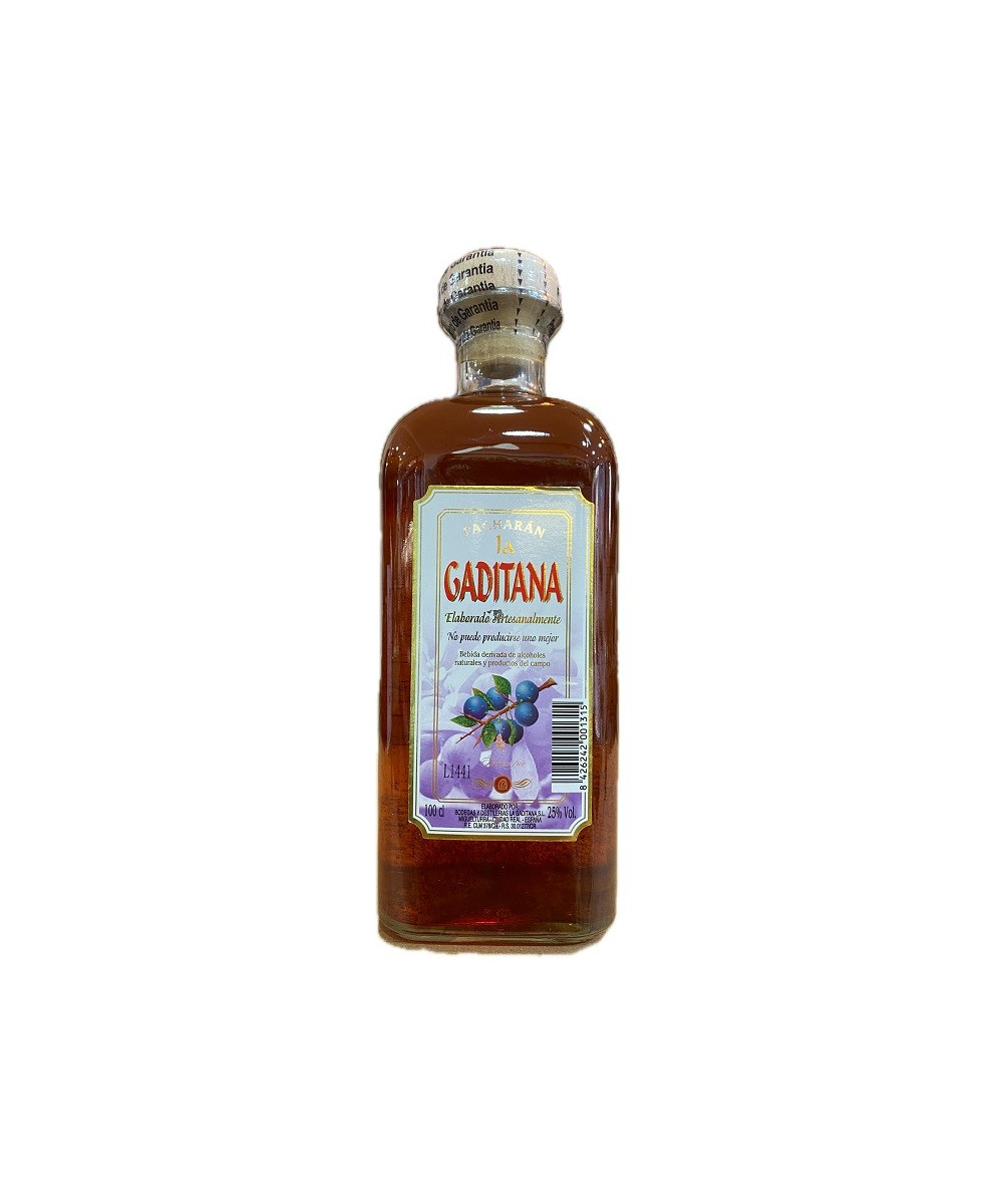 PACHARÁN ARTESANO LA GADITANA 1 LITRO – LICOR DE ENDRINAS