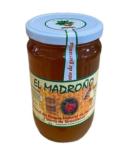 MIEL MIL FLORES EL MADROÑO 1 KG – 100% ESPAÑA Y DE CÁDIZ