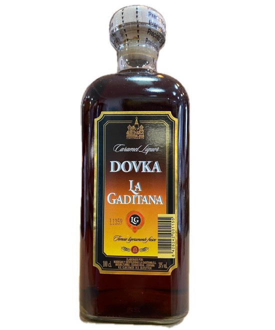 CARAMEL LIQUOR DOVKA 1 LITRO – LICOR DE CARAMELO LA GADITANA