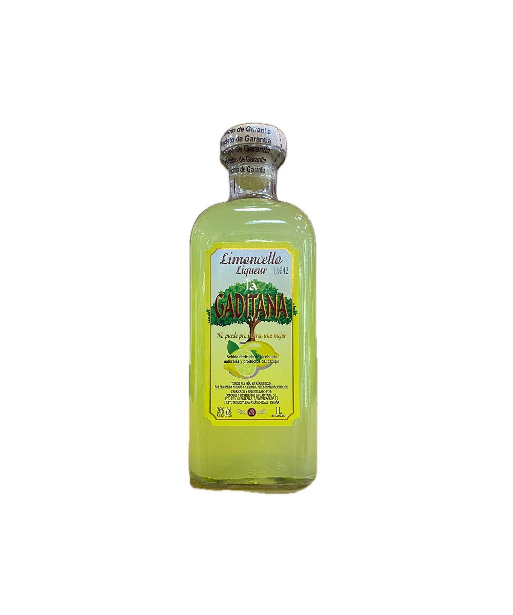 LICOR DE LIMONCELLO LA GADITANA 1 LITRO – LICOR DE LIMÓN ESPAÑOL