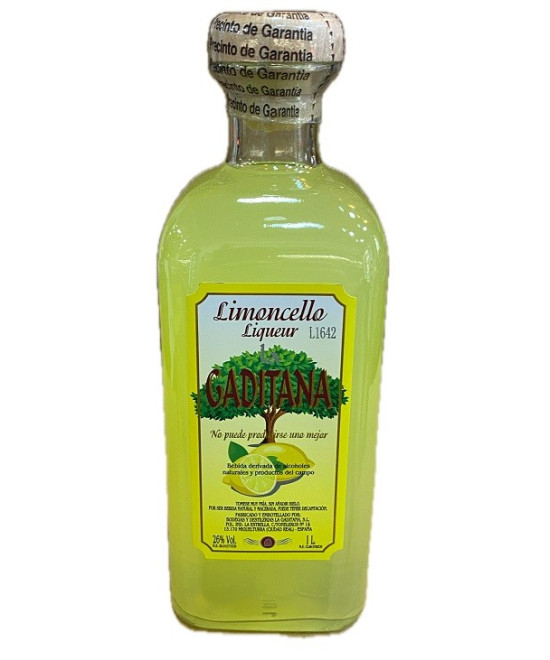 LICOR DE LIMONCELLO LA GADITANA 1 LITRO – LICOR DE LIMÓN ESPAÑOL