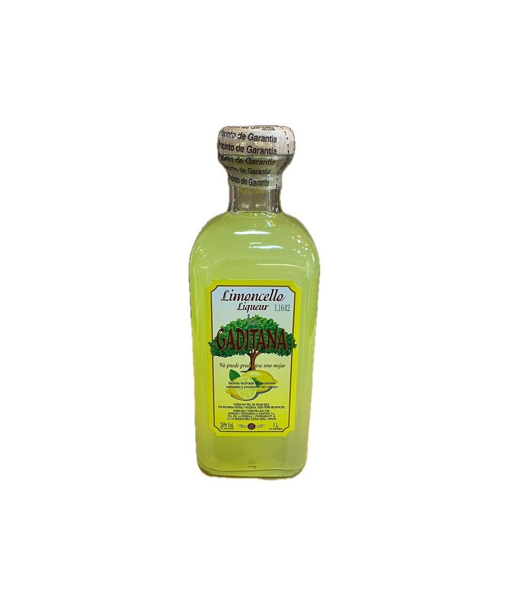 LICOR DE LIMONCELLO LA GADITANA 1 LITRO – LICOR DE LIMÓN ESPAÑOL