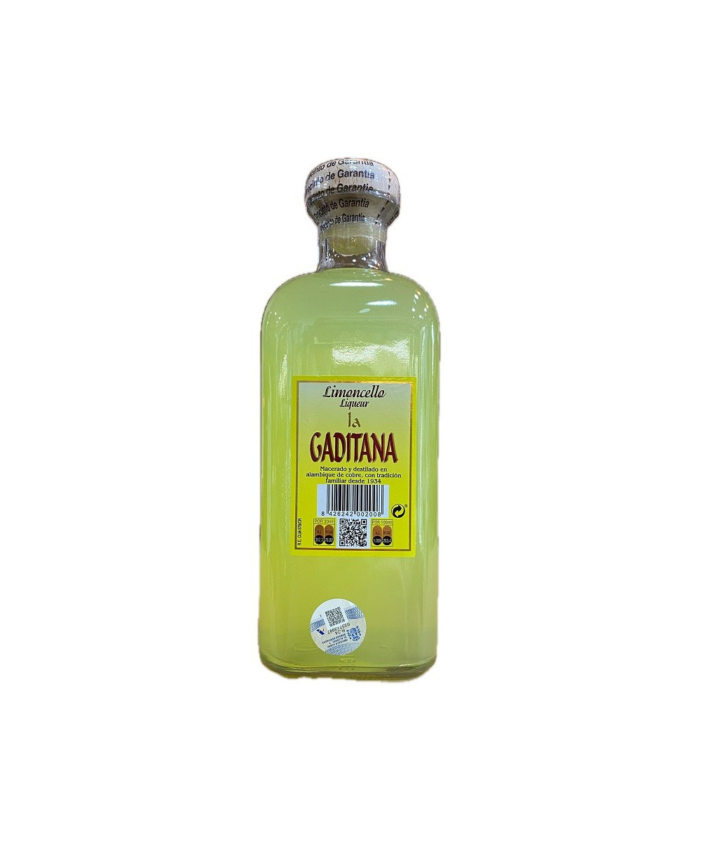LICOR DE LIMONCELLO LA GADITANA 1 LITRO – LICOR DE LIMÓN ESPAÑOL