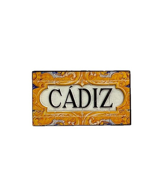 IMÁN DE NEVERA DE CÁDIZ – AZULEJOS GADITANOS DECORATIVOS SOUVENIR
