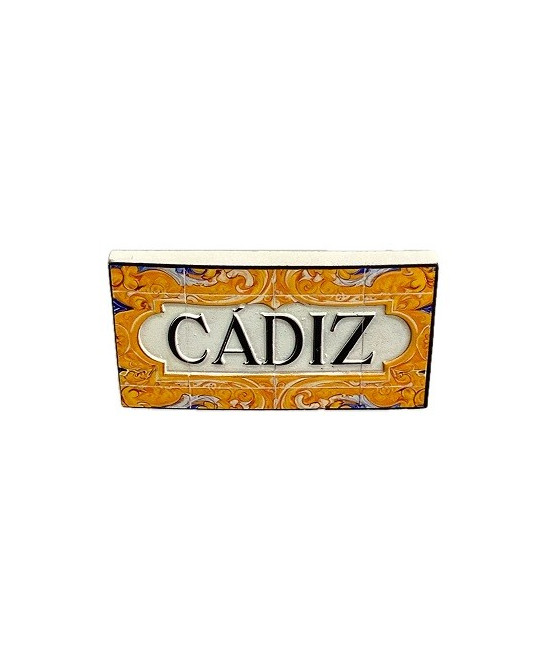 IMÁN DE NEVERA DE CÁDIZ – AZULEJOS GADITANOS DECORATIVOS SOUVENIR