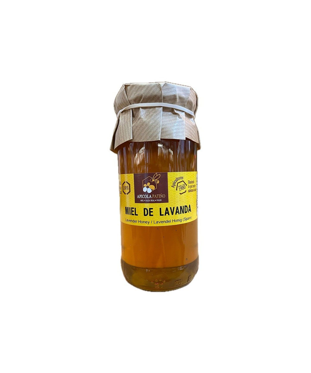 MIEL DE LAVANDA APÍCOLA PATIÑO 300 G | TARRO DE CRISTAL