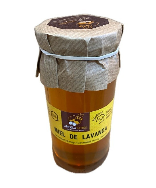 MIEL DE LAVANDA APÍCOLA PATIÑO 300 G | TARRO DE CRISTAL