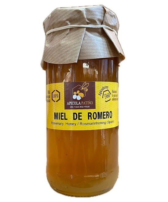 MIEL DE ROMERO APÍCOLA PATIÑO 300 G | MIEL FLORAL