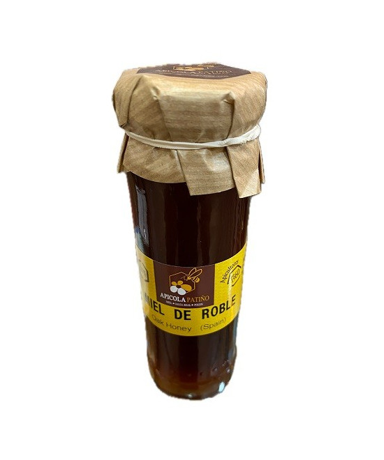 MIEL DE ROBLE APÍCOLA PATIÑO 150 G | TARRO DE CRISTAL