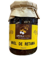 MIEL DE RETAMA APÍCOLA PATIÑO 500 G | TARRO DE CRISTAL