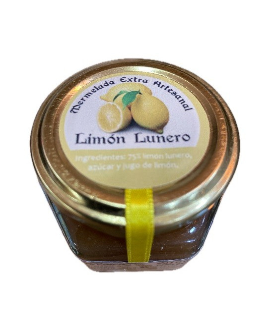 MERMELADA EXTRA DE LIMÓN LUNERO 120 G | GRAZALEMEÑOS